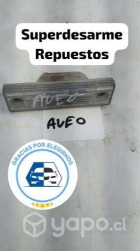 Luz patente trasera Chevrolet Aveo