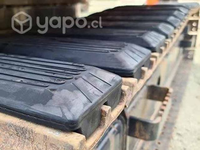 Zapatas de goma pad excavadora y mini excavadora
