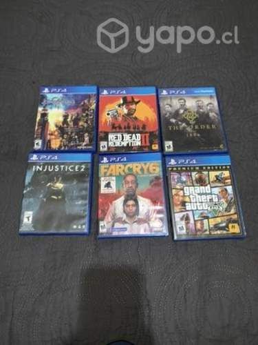 PACK 6 juegos PlayStation 4