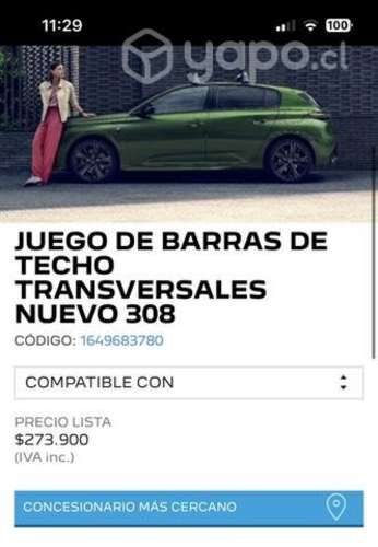 Barras de techo