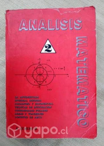 ANALISIS MATEMATICO 2 Autor: ARMANDO VENERO B