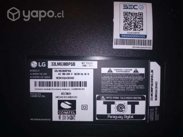 Televisor LG Smart tv 32°