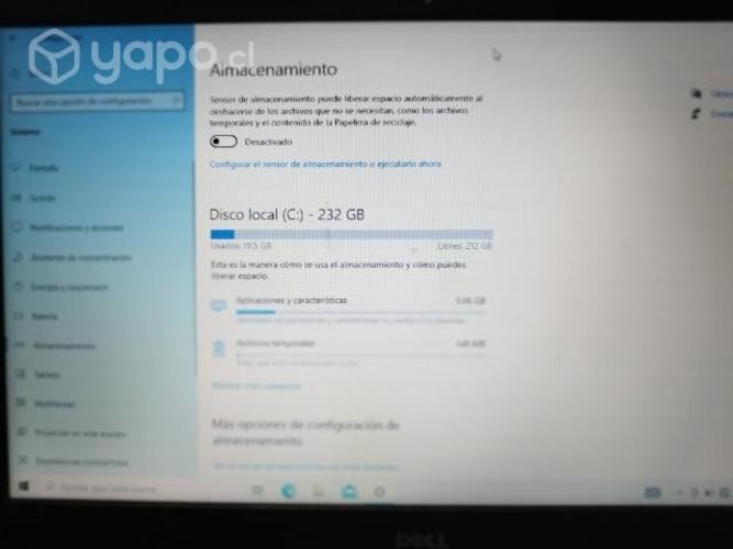 Notebook dell core i5