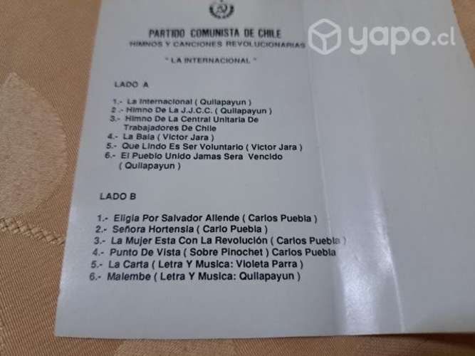 Mt309: tape partido comunista de chile