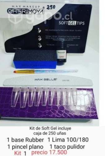 Kit de uñas soft gel