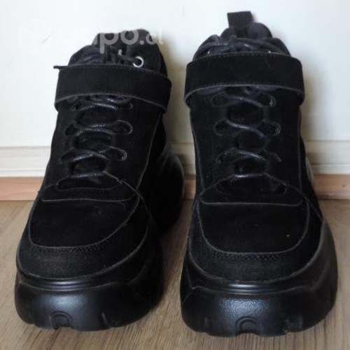 Bototos Negros Símil Gamuza