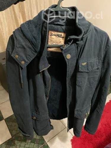 Chaqueta c/forro de chiporro Ferouch C/Gorro Azul,