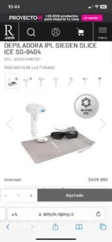 Depiladora Laser ipl marca siegen