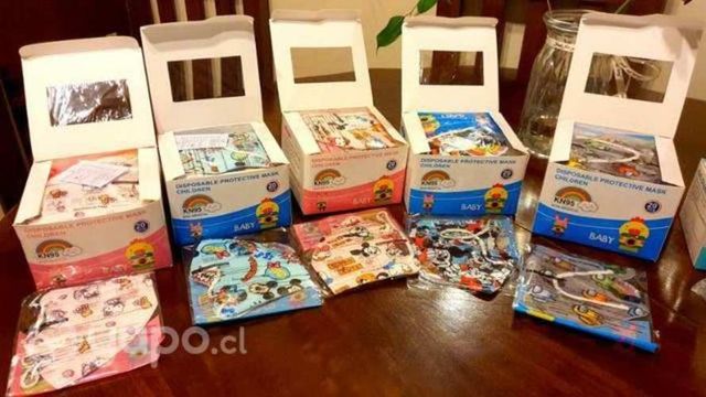 Mascarillas Hello Kitty, Mickey, Minnie, Unicornio