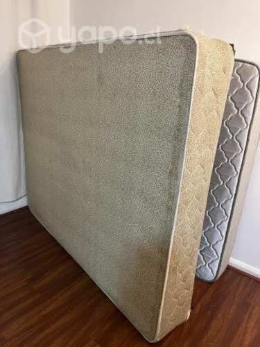 Cama boxspring 2 plazas, precio conversable
