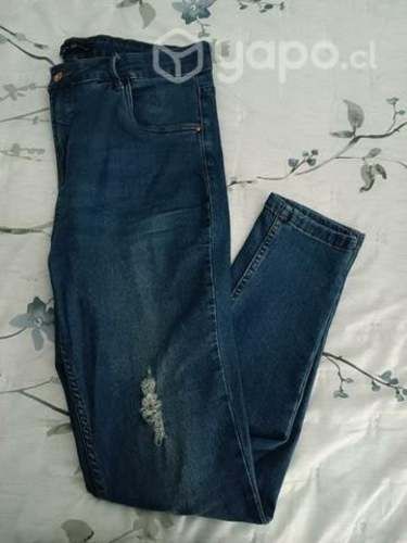 Jeans tiro alto