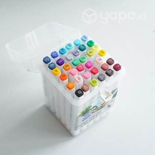 Rotuladores marcadores plumones doble punta 36 co