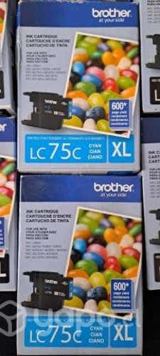 Tintas brother lc75 xl negrto y cyan