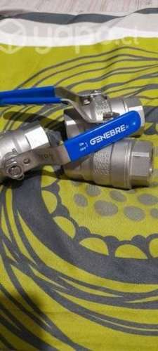 Valvula de 1". acero inoxidable