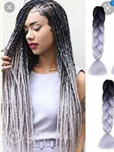 Kanekalon y pelo a crochet