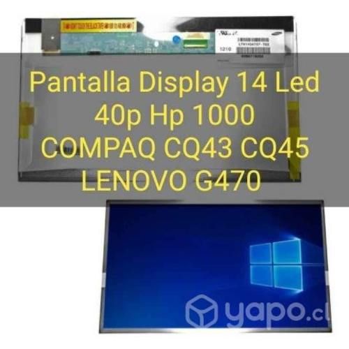 Pantalla hp 1000 compaq cq45 y muchos mas