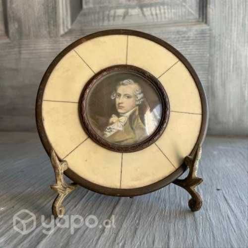 Antiguo cuadro Victoriano pintado a mano