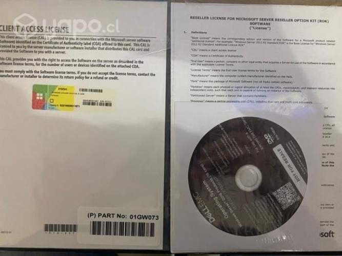 Licencia Original Windows Server 2016 STD ROK x64