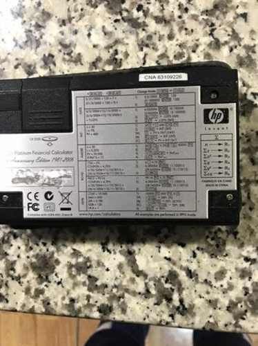 Calculadora h12 financiera,Hewlett-Packard