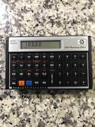 Calculadora h12 financiera,Hewlett-Packard