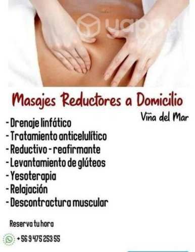 Masajes Reductivos a Domicilio en Viña del Mar