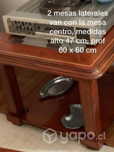 juego de mesa centro y laterales