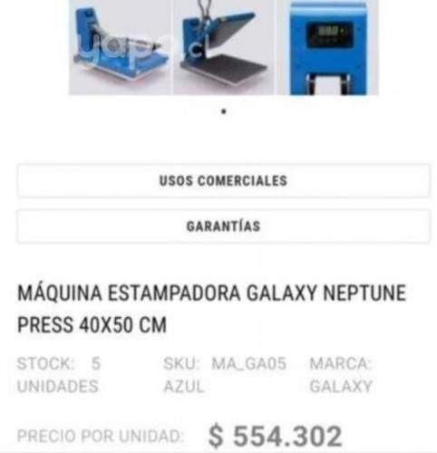 Impresora SWRASS SG1000 + Estampadora Galaxy 40x50