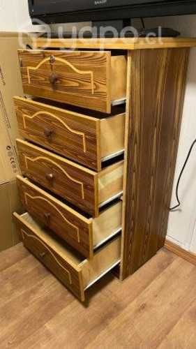 Cómoda de 5 cajones