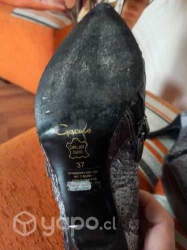 Botines gris gacel original numero 37 2 usos