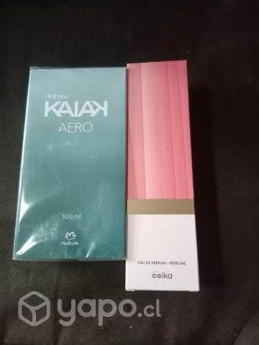 Perfumes natura y Ésika