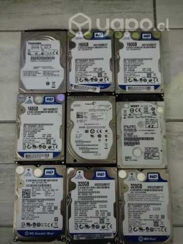 Lote discos duros de notebook