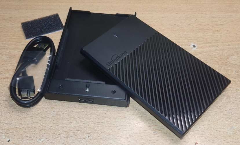 UnionSine carcasa para HDD & SSD de 2,5 pul