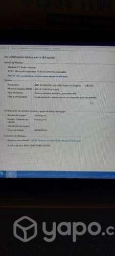 Notebook HP Pavilion con detalles