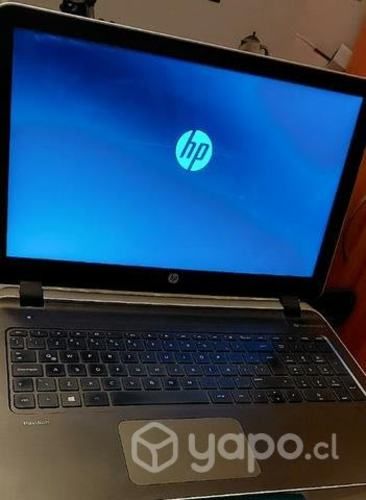 Notebook HP Pavilion con detalles
