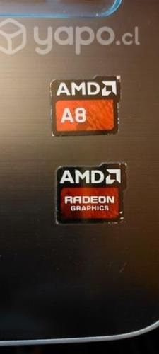 Notebook HP Pavilion con detalles