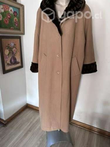 Abrigo mujer de lana talla grande
