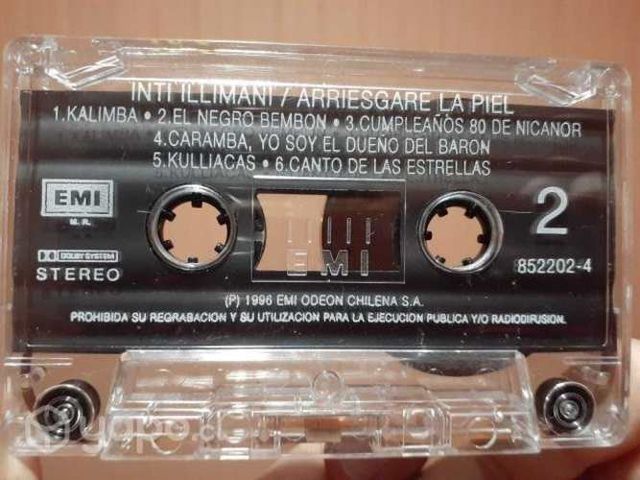 Cassette original inti illimani arriesgare la piel