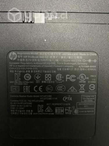 Notebook Hp 440g3 intel i3