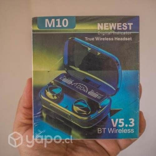 Audífonos inalámbricos bluetooth M10 poweebank