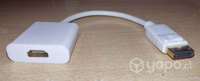 Adaptador Puerto DisplayPort macho a HDMI hembra B