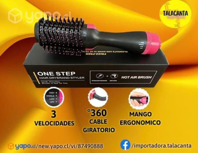 Secador de pelo - Cepillo lleva 2 x