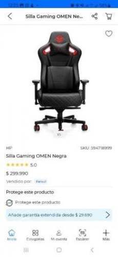 Silla gamer