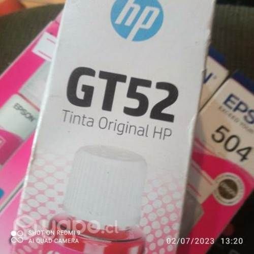 Tinta HP gt52 Magenta original