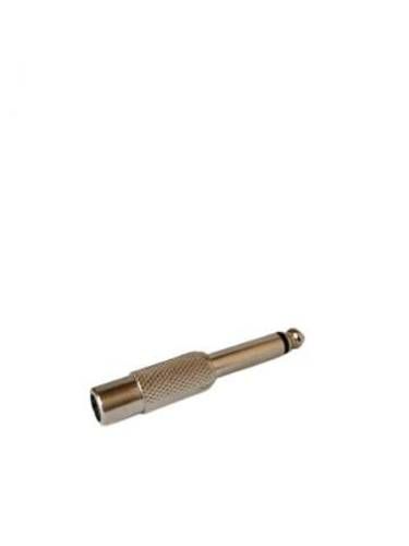 Adaptador RCA Hembra a Plug RCA 6,3 Mm Macho