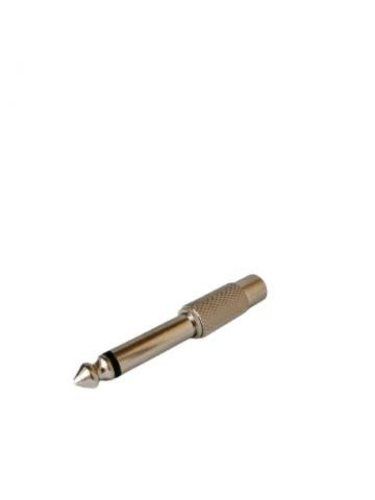 Adaptador RCA Hembra a Plug RCA 6,3 Mm Macho
