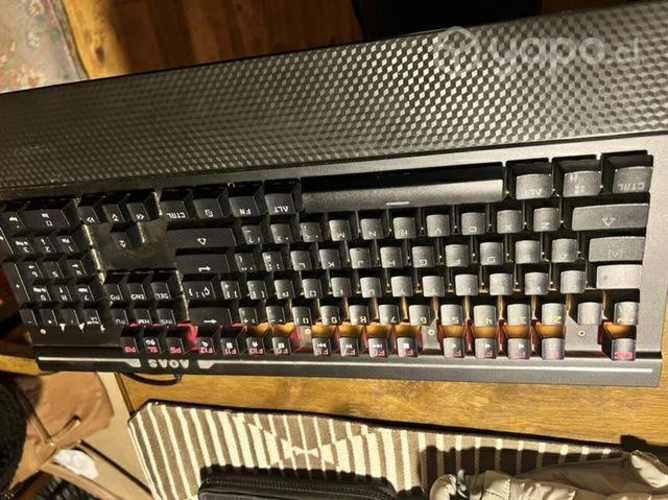 Teclado mecánico led