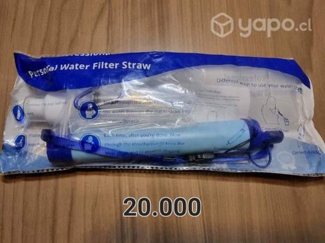 Filtro de agua supervivencia