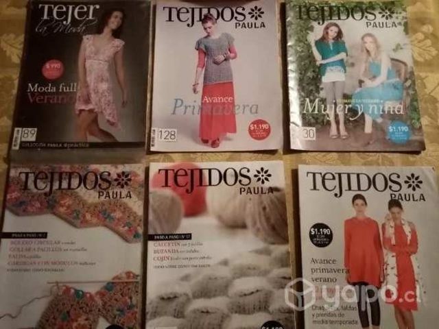 Revistas tejidos Paula