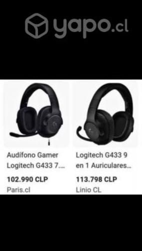 Audífonos Gamer Logitech G433 Perfectos