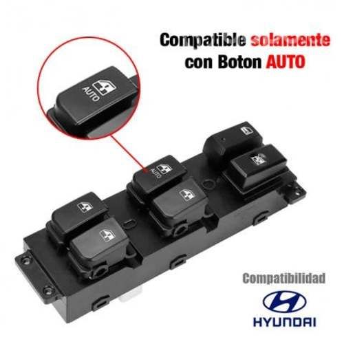 Botonera Alzavidrios Hyundai Santa Fe 06-12